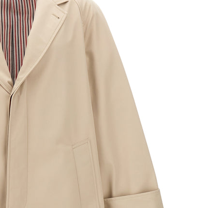 Thom Browne Beige Polyester Coat
