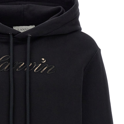 Lanvin Black Cotton Sweatshirt