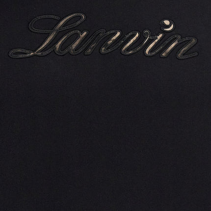 Lanvin Black Cotton Sweatshirt