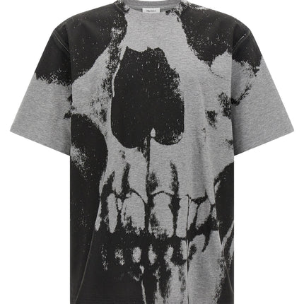 Alexander McQueen Gray Cotton T-Shirt
