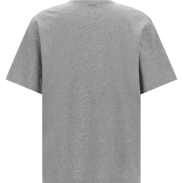 Alexander McQueen Gray Cotton T-Shirt