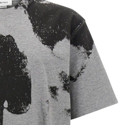 Alexander McQueen Gray Cotton T-Shirt