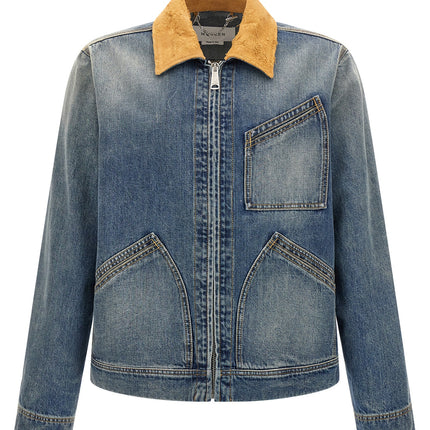 Alexander McQueen Blue Cotton Denim Jacket