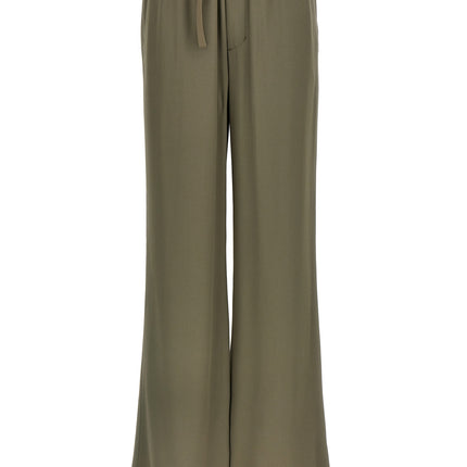 Ami Paris Beige Acetate Casual Pants