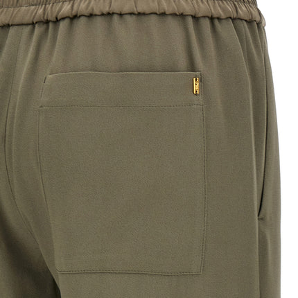 Ami Paris Beige Acetate Casual Pants