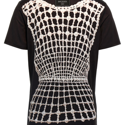 Balmain Black Organic Cotton T-Shirt