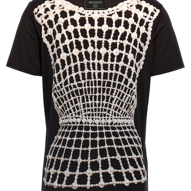 Balmain Black Organic Cotton T-Shirt