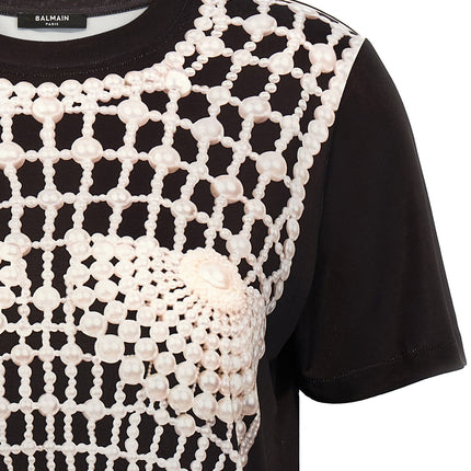 Balmain Black Organic Cotton T-Shirt