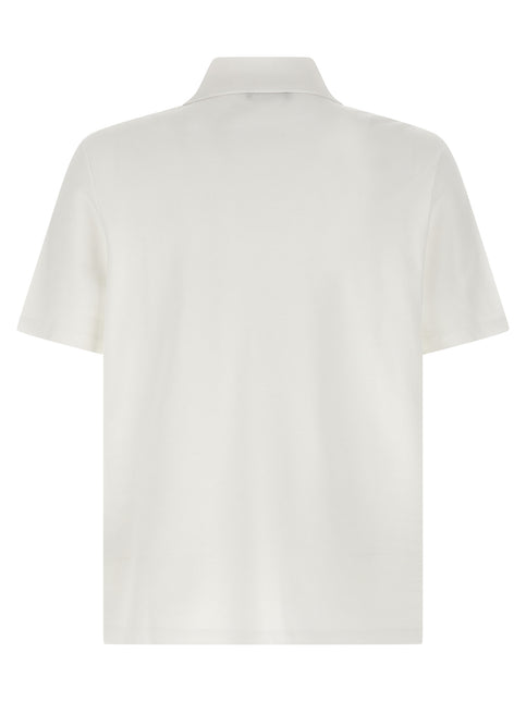 Balmain Bicolor Cotton Polo Shirt
