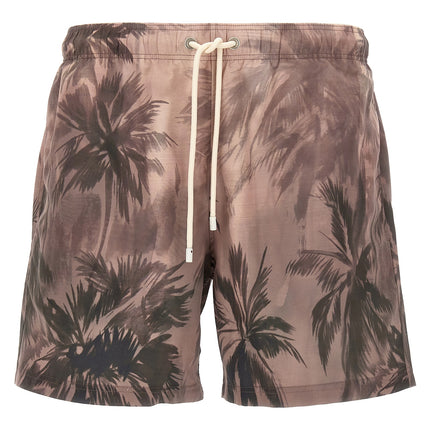 Palm Angels Multicolor Polyester Swim Shorts