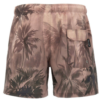 Palm Angels Multicolor Polyester Swim Shorts