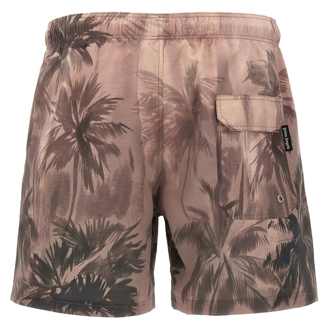Palm Angels Multicolor Polyester Swim Shorts