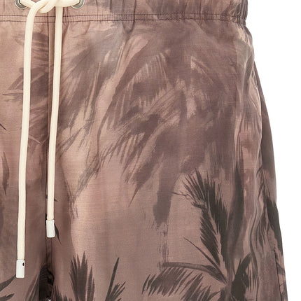 Palm Angels Multicolor Polyester Swim Shorts