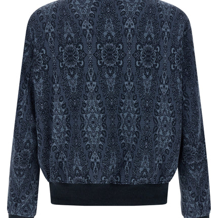Etro Blue Cotton Bomber