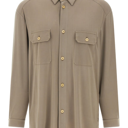 Magliano Gray Polyester Blouse