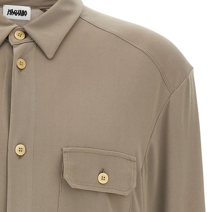 Magliano Gray Polyester Blouse