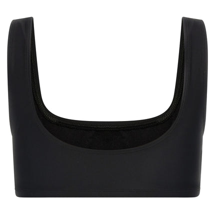 The Andamane Black Polyamide Tank Tops
