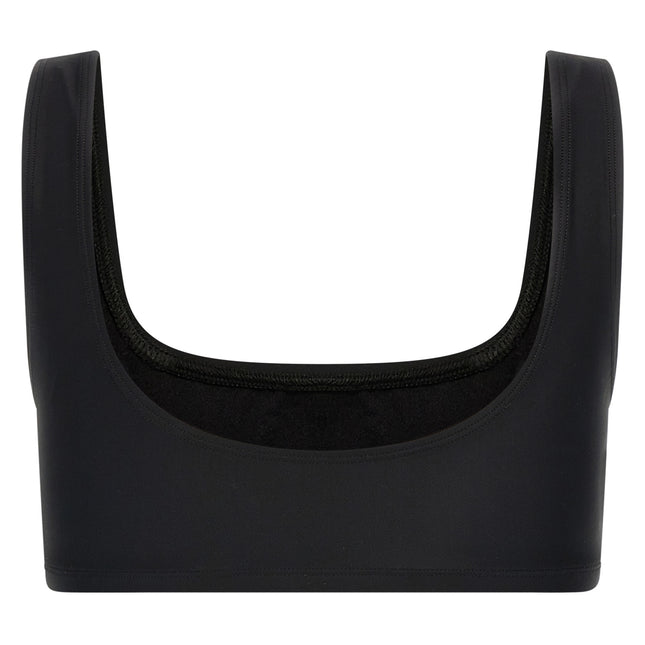 The Andamane Black Polyamide Tank Tops