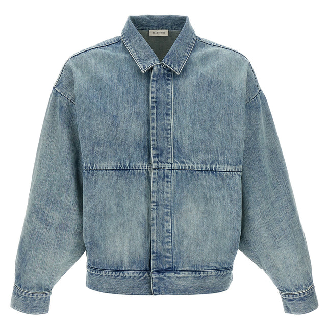 Fear Of God Blue Cotton Denim Jacket