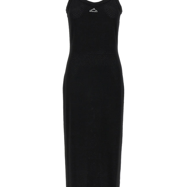 T BY ALEXANDER WANG Black Viscose Midi Dress