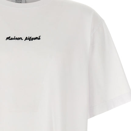Maison Kitsuné White Cotton T-Shirt