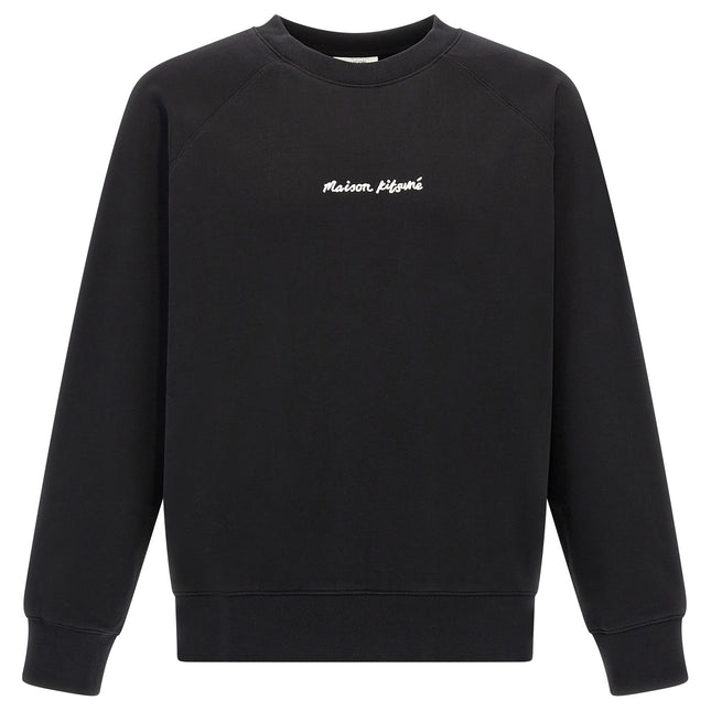 Maison Kitsuné Black Cotton Sweatshirt