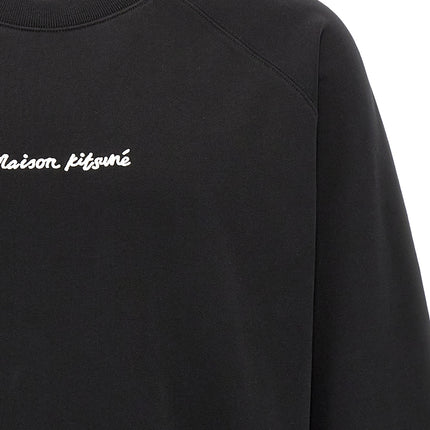 Maison Kitsuné Black Cotton Sweatshirt