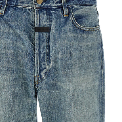 Fear Of God Blue Cotton Straight-Leg Jeans