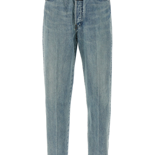 Fear Of God Blue Cotton Jeans Denim