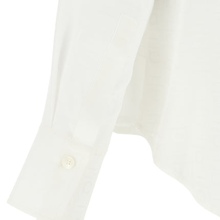 Ferragamo White Silk Blouse