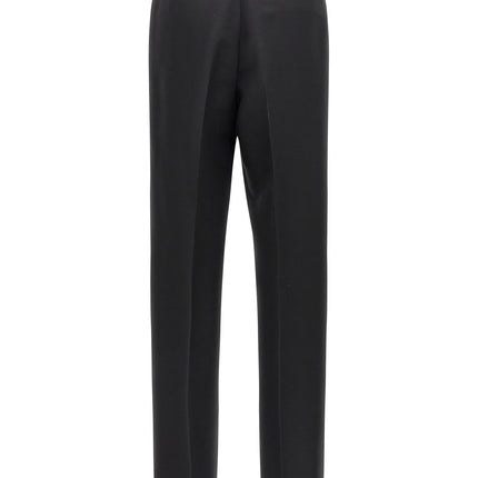 Ferragamo Black Viscose Dress Pants