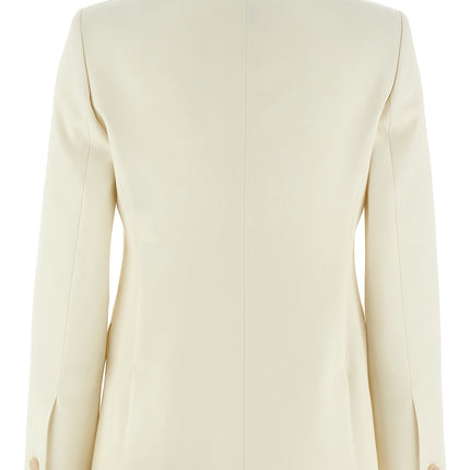Max Mara White Virgin Wool Blazer