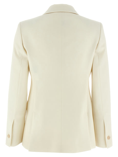 Max Mara White Virgin Wool Blazer