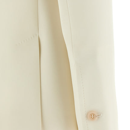 Max Mara White Virgin Wool Blazer