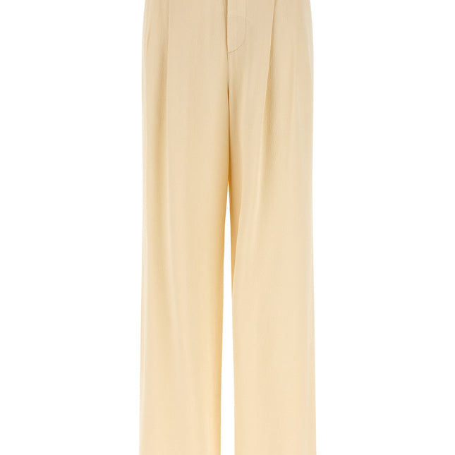 Armarium Beige Viscose Casual Pants