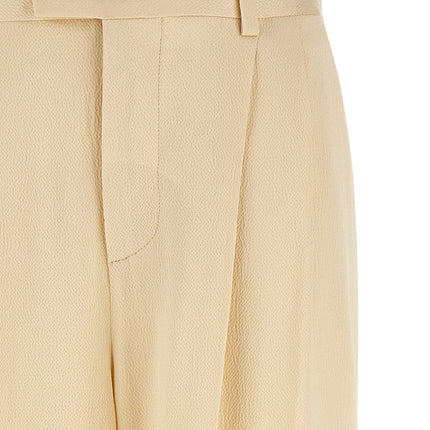 Armarium Beige Viscose Casual Pants