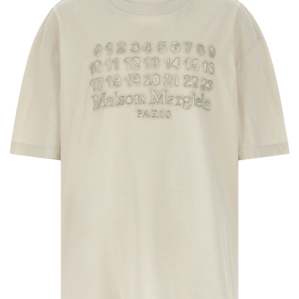 Maison Margiela Beige Cotton T-Shirt