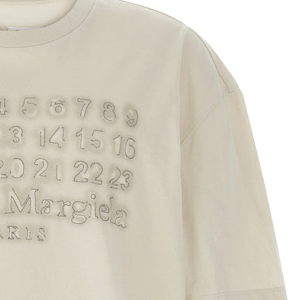 Maison Margiela Beige Cotton T-Shirt