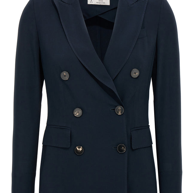 Alberto Biani Blue Viscose Blazer