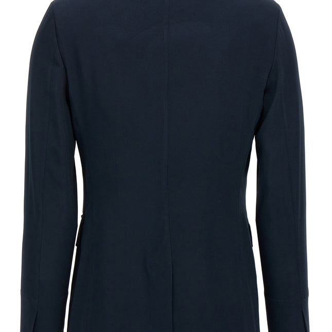 Alberto Biani Blue Viscose Blazer