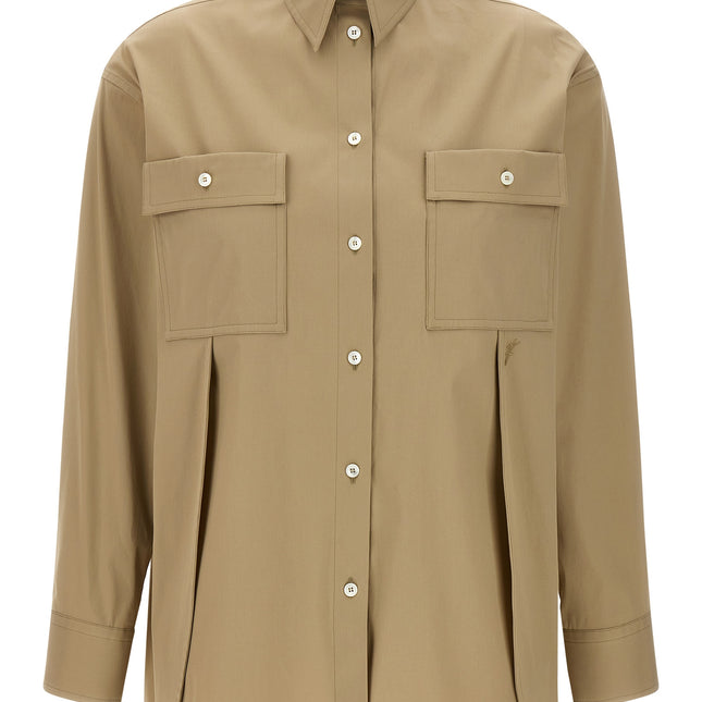Ferragamo Beige Cotton Blouse