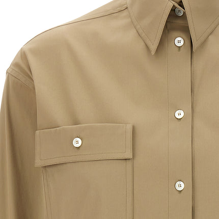 Ferragamo Beige Cotton Blouse