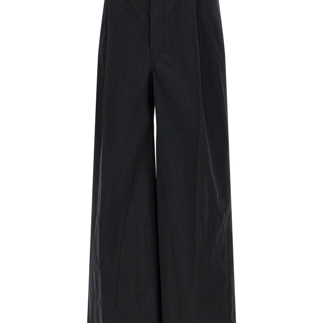 Maison Margiela Black Cotton Casual Pants