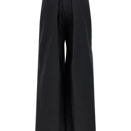 Maison Margiela Black Cotton Casual Pants