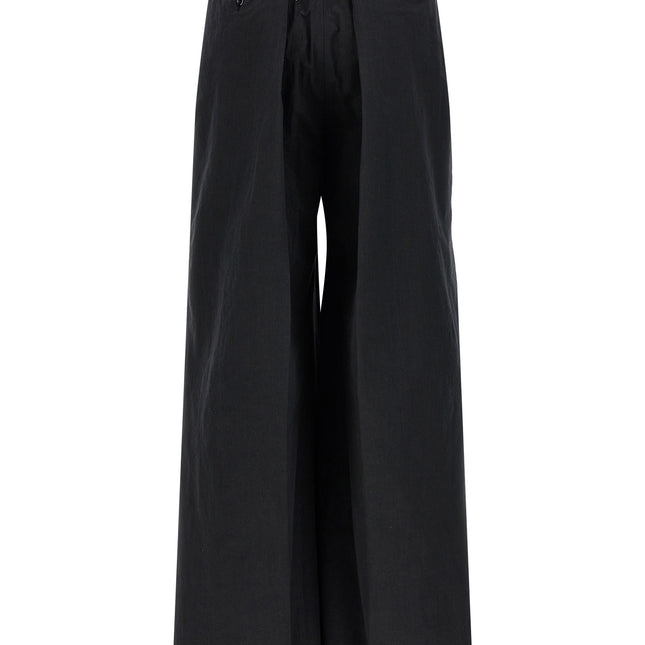 Maison Margiela Black Cotton Casual Pants