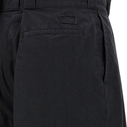 Maison Margiela Black Cotton Casual Pants