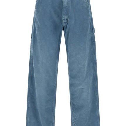 Maison Margiela Blue Cotton Straight-Leg Jeans