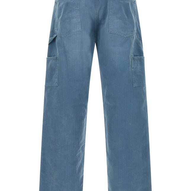 Maison Margiela Blue Cotton Straight-Leg Jeans