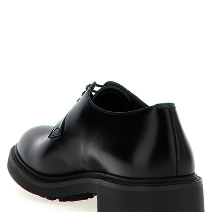 Saint Laurent Black Lamb Leather Oxfords And Derbies