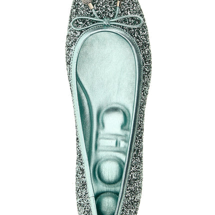 Jimmy Choo Bicolor Textile Ballet Flats